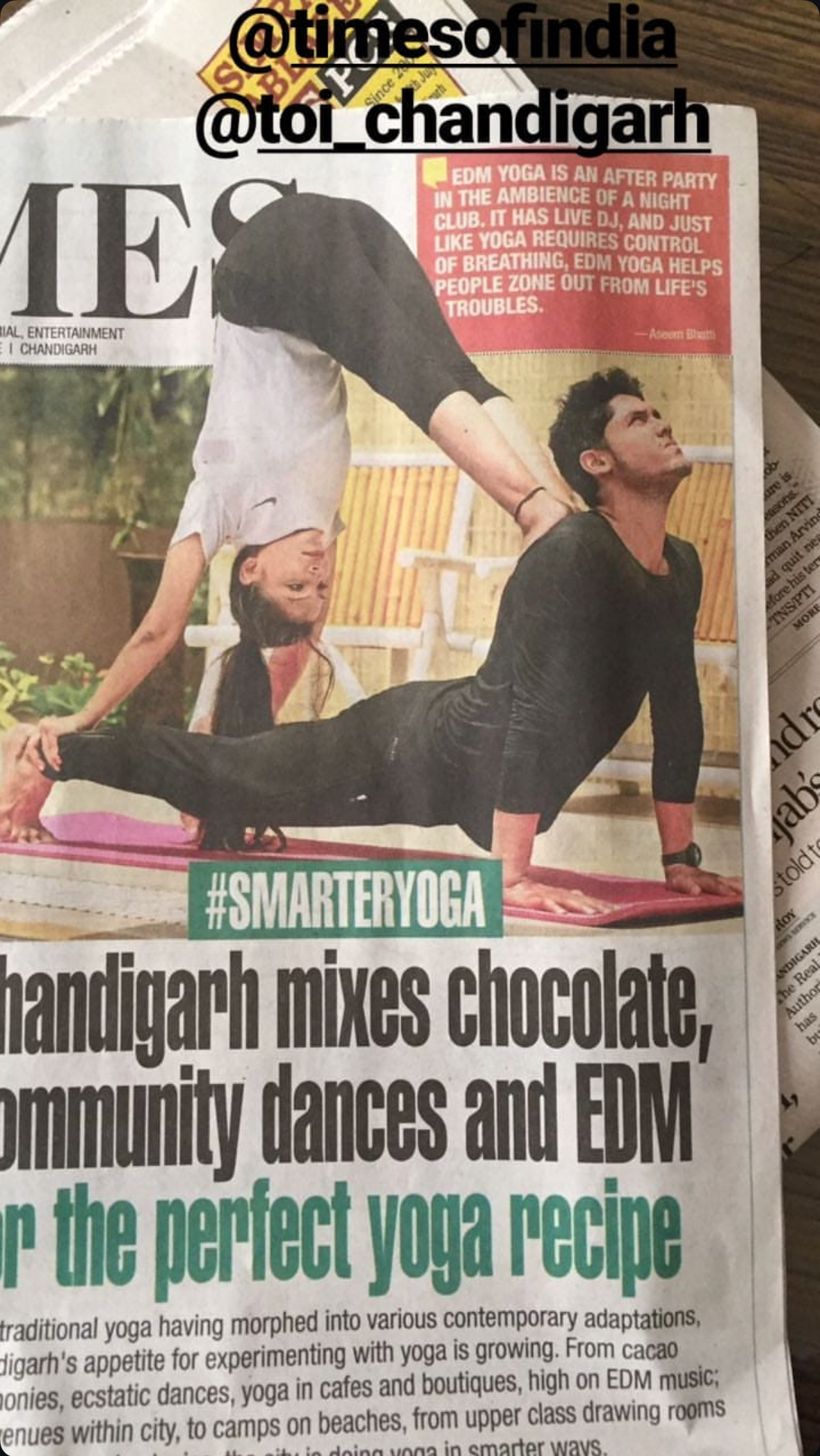 Times of India Feature